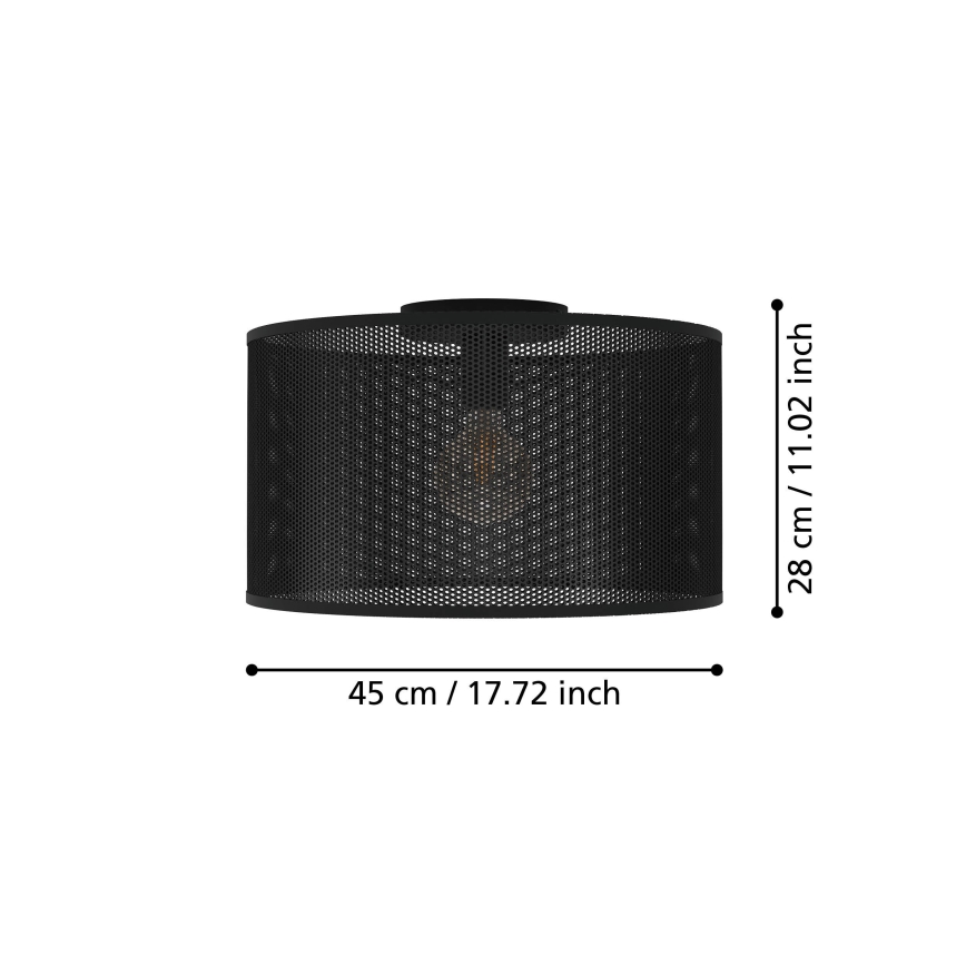 Eglo - Loftlampe 1xE27/40W/230V