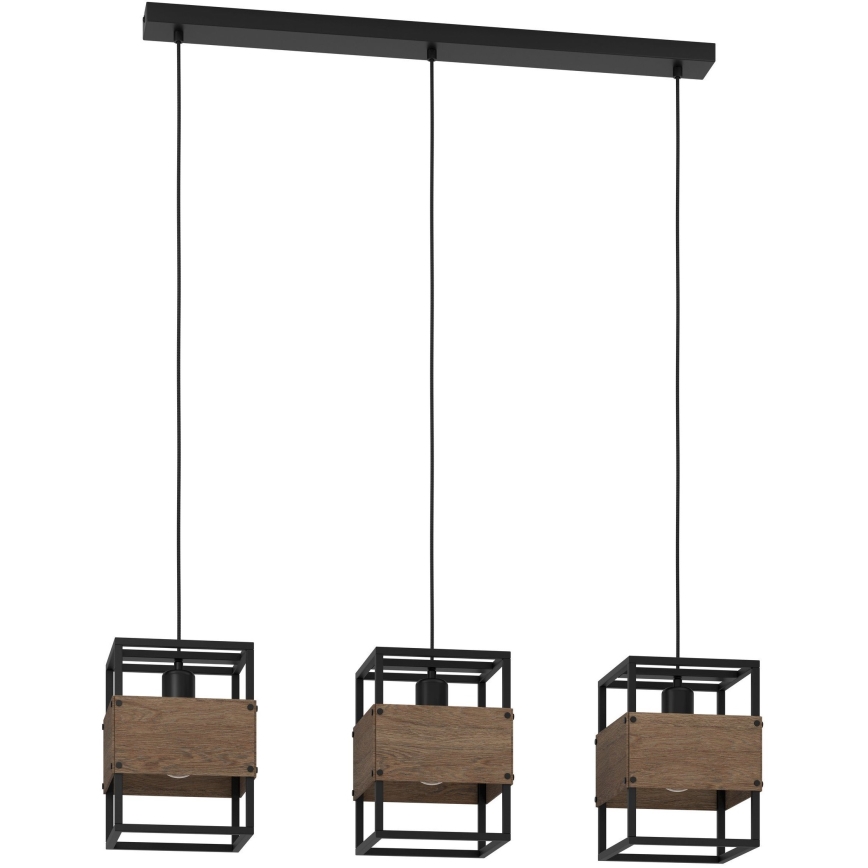 Eglo - Loftlampe med ledning 3xE27/40W/230V