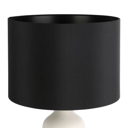 Eglo - Bordlampe 1xE27/40W/230V sort/hvid