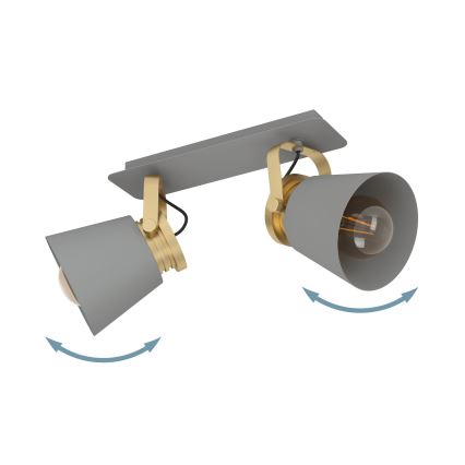 Eglo - Spotlampe 2xE27/40W/230V