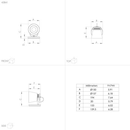 Eglo - Bordlampe 1xE27/28W/230V