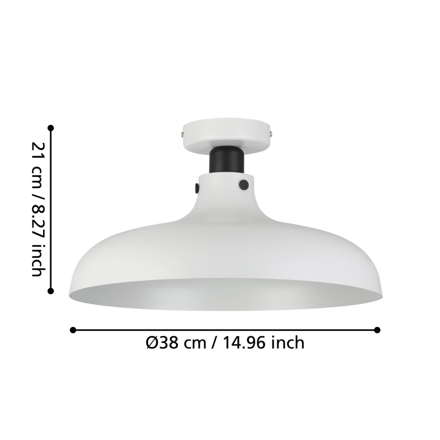Eglo - Loftlampe 1xE27/40W/230V