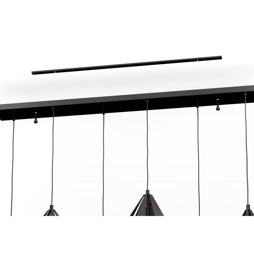Eglo - Loftlampe med wire 6xE27/40W/230V