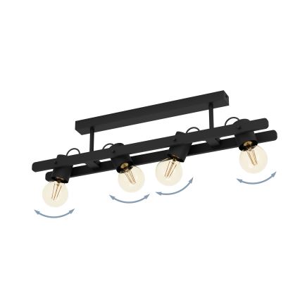 Eglo - Spotlampe 4xE27/15W/230V