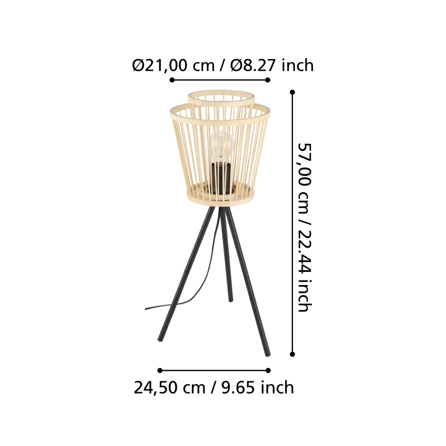 Eglo - Bordlampe 1xE27/40W/230V