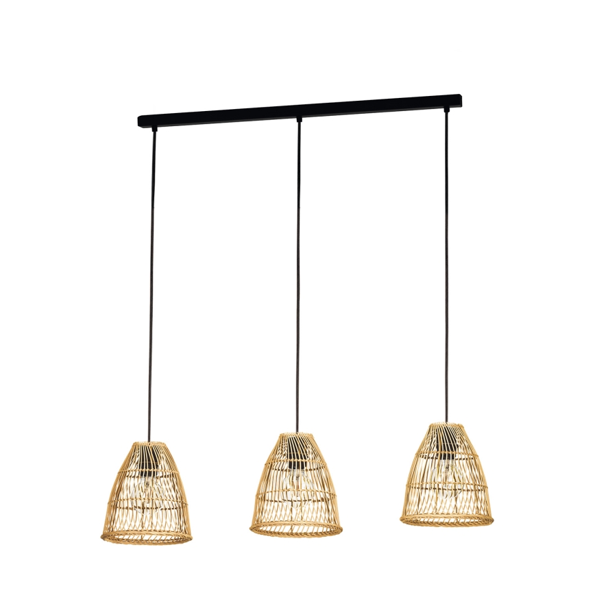 Eglo - Loftlampe med ledning 3xE27/40W/230V