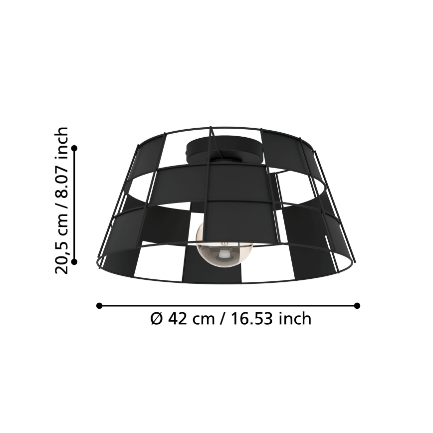 Eglo - Loftlampe 1xE27/40W/230V
