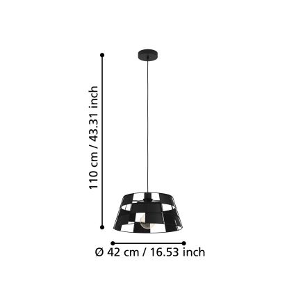 Eglo - Pendel 1xE27/40W/230V