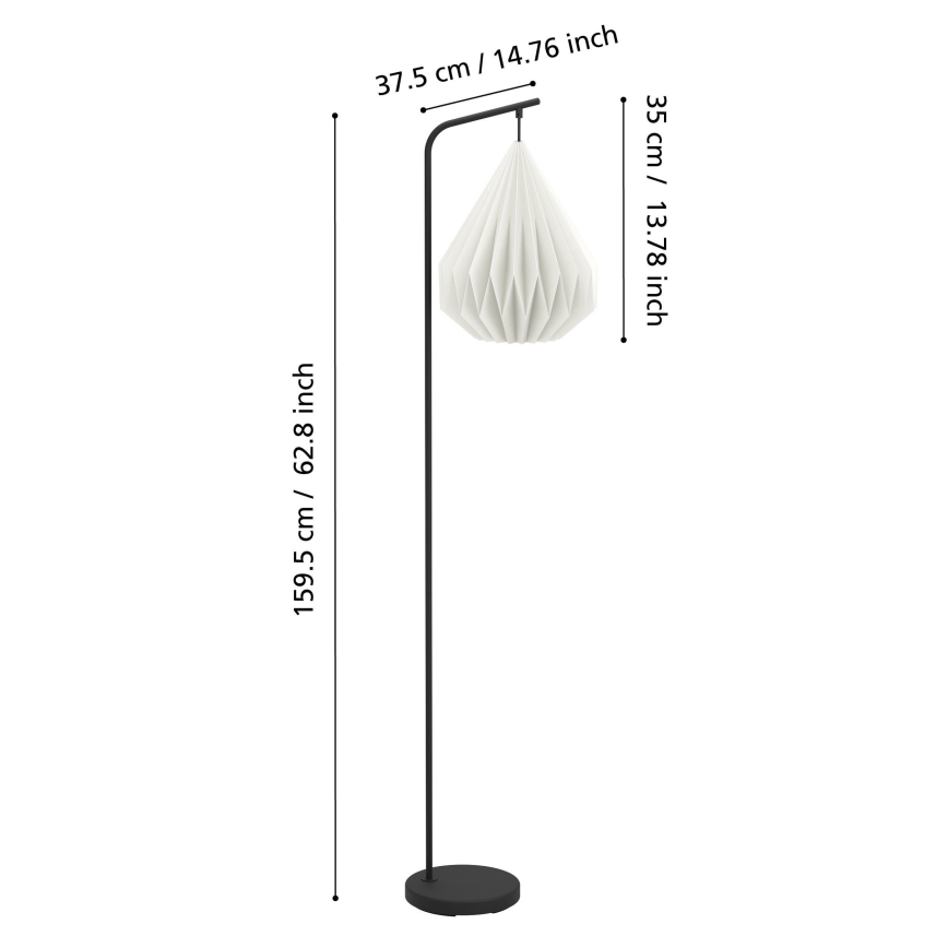 Eglo - Gulvlampe 1xE27/25W/230V