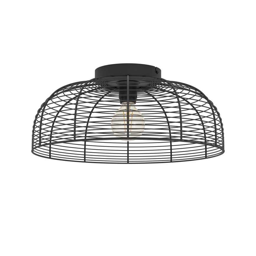 Eglo - Loftlampe 1xE27/40W/230V sort