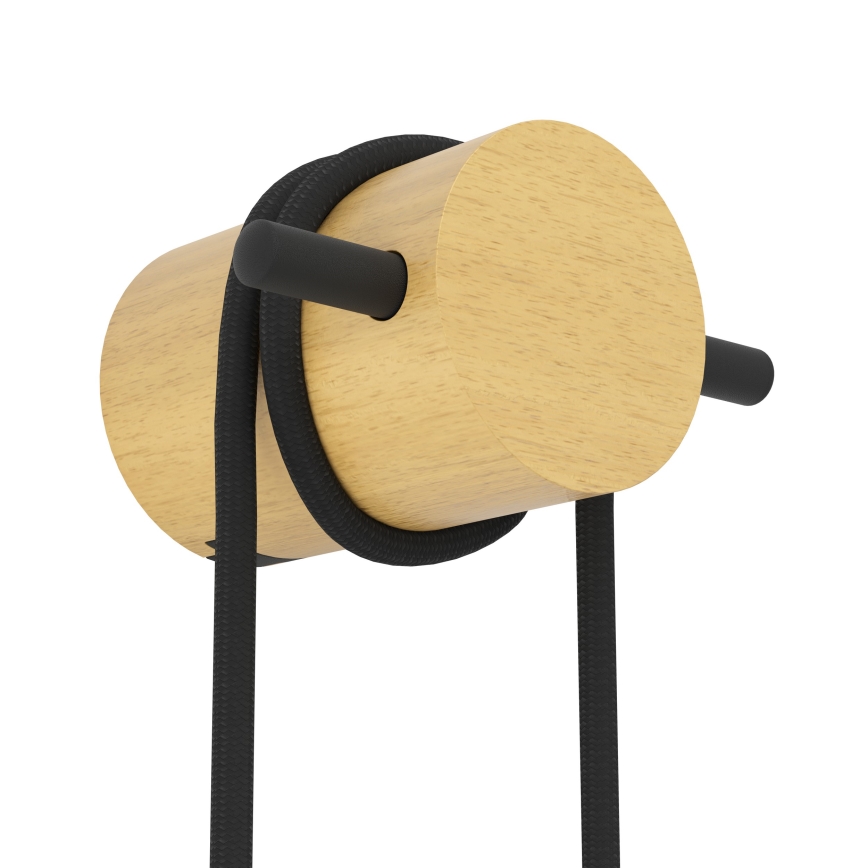 Eglo - Væglampe 1xE27/13W/230V sort/beige