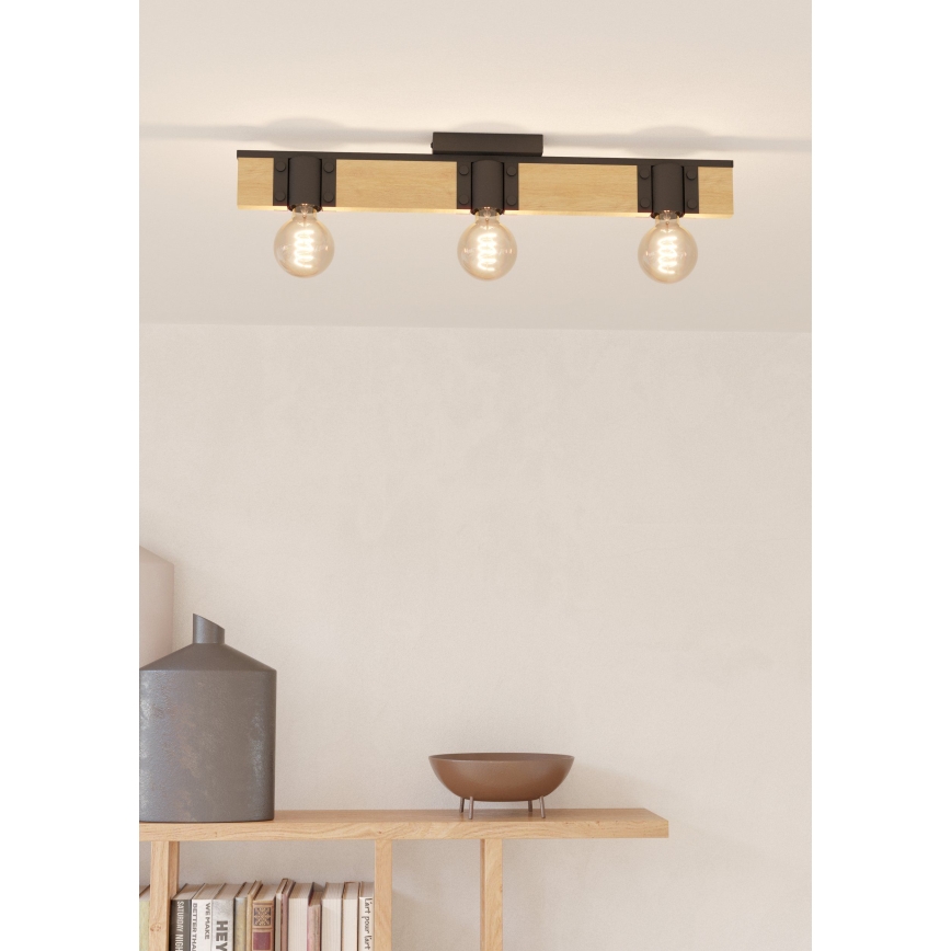 Eglo - Loftlampe 3xE27/40W/230V