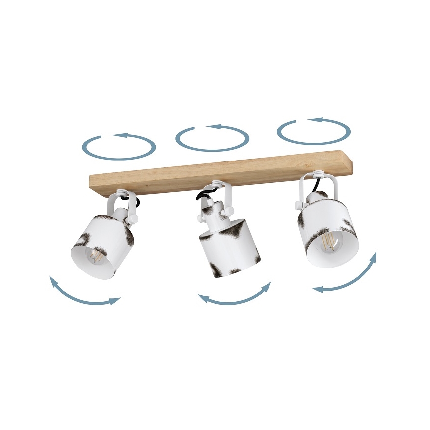 Eglo - Spotlampe 3xE27/40W/230V