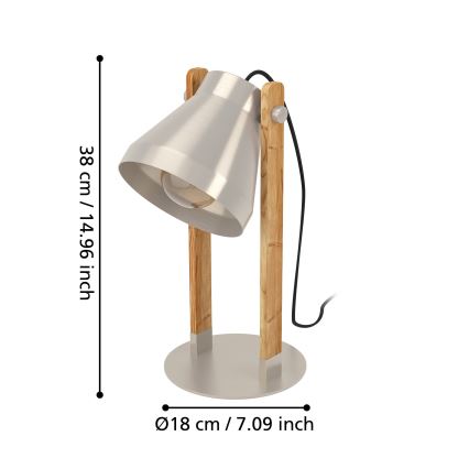 Eglo - Bordlampe 1xE27/40W/230V