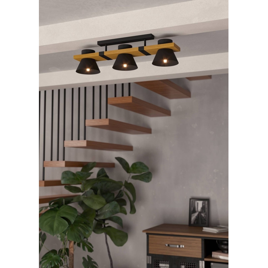 Eglo - Loftlampe 3xE27/15W/230V