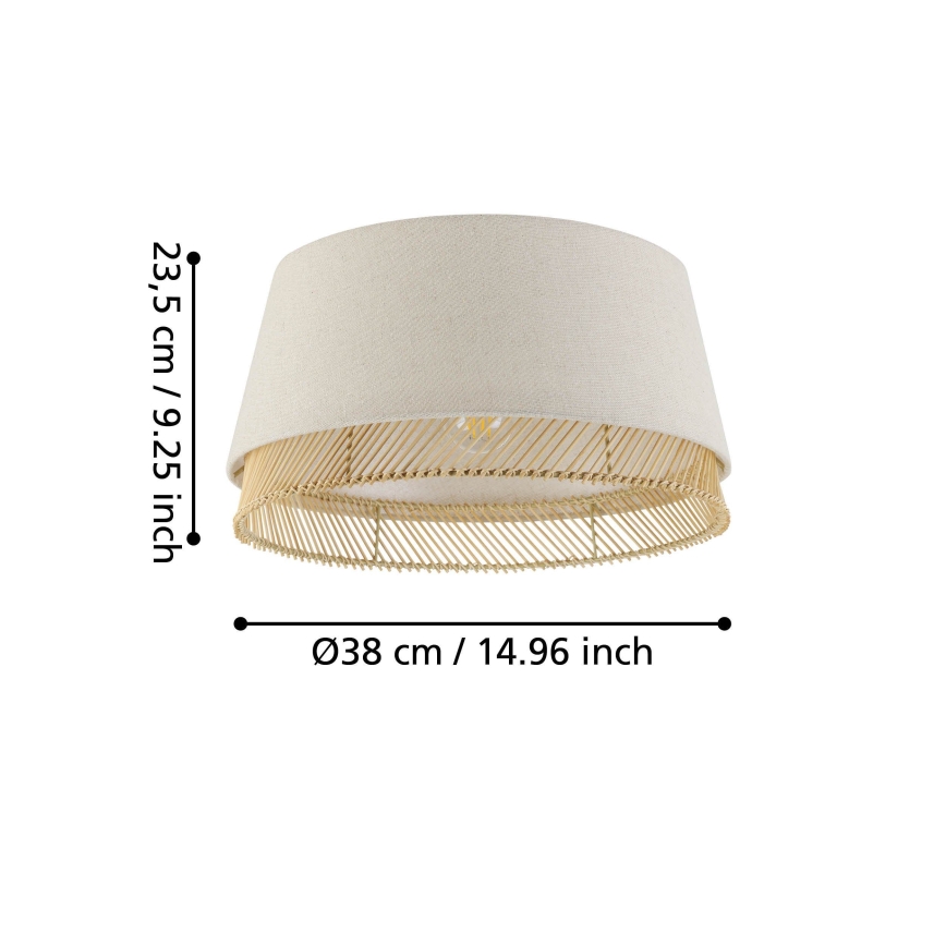 Eglo - Loftlampe 1xE27/40W/230V