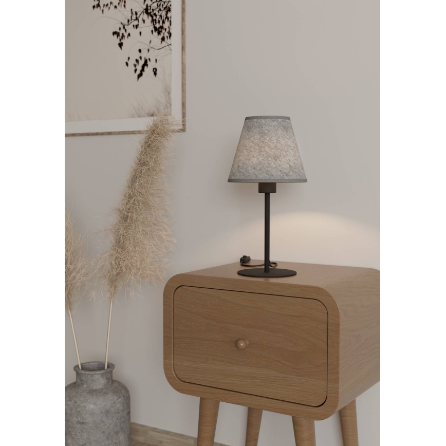 Eglo - Bordlampe 1xE27/40W/230V grå