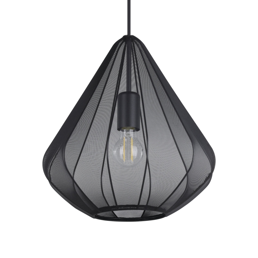 Eglo - Pendel 1xE27/40W/230V diameter 33,5 cm sort