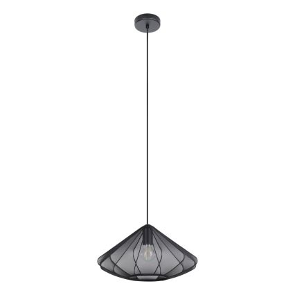 Eglo - Pendel 1xE27/40W/230V diameter 42,5 cm sort
