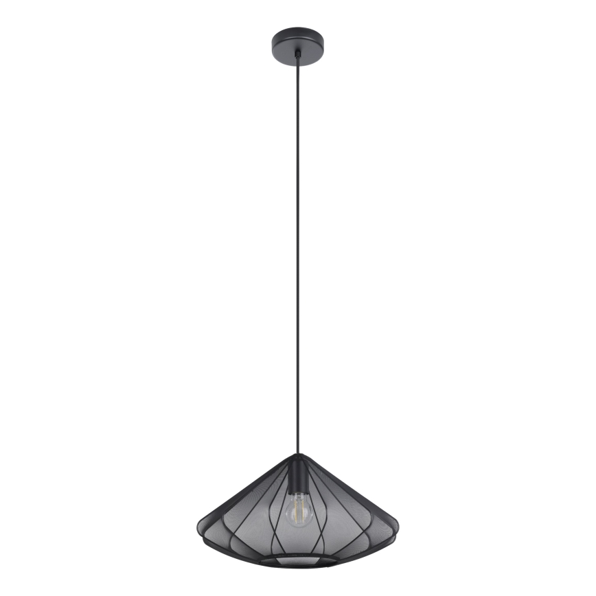 Eglo - Pendel 1xE27/40W/230V diameter 42,5 cm sort