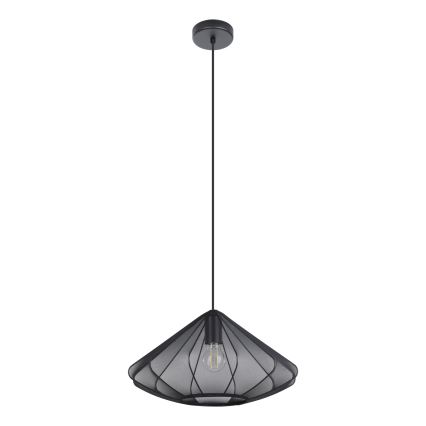 Eglo - Pendel 1xE27/40W/230V diameter 42,5 cm sort