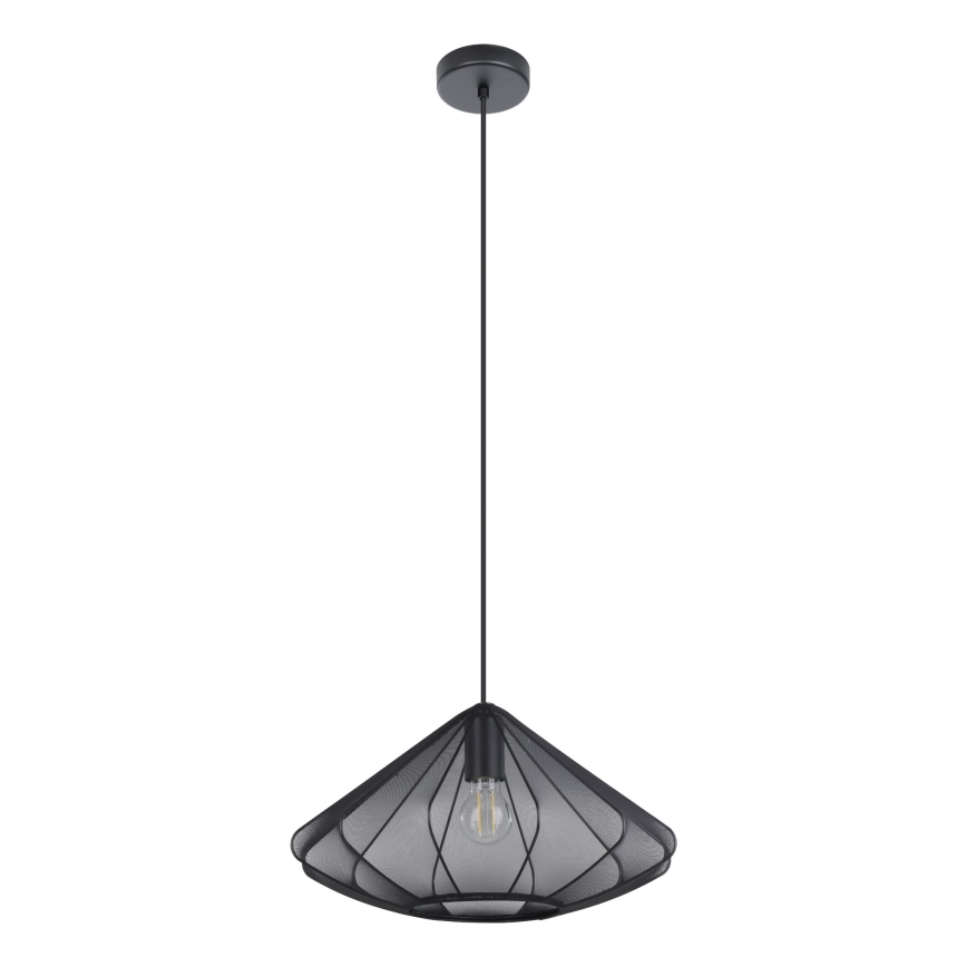 Eglo - Pendel 1xE27/40W/230V diameter 42,5 cm sort