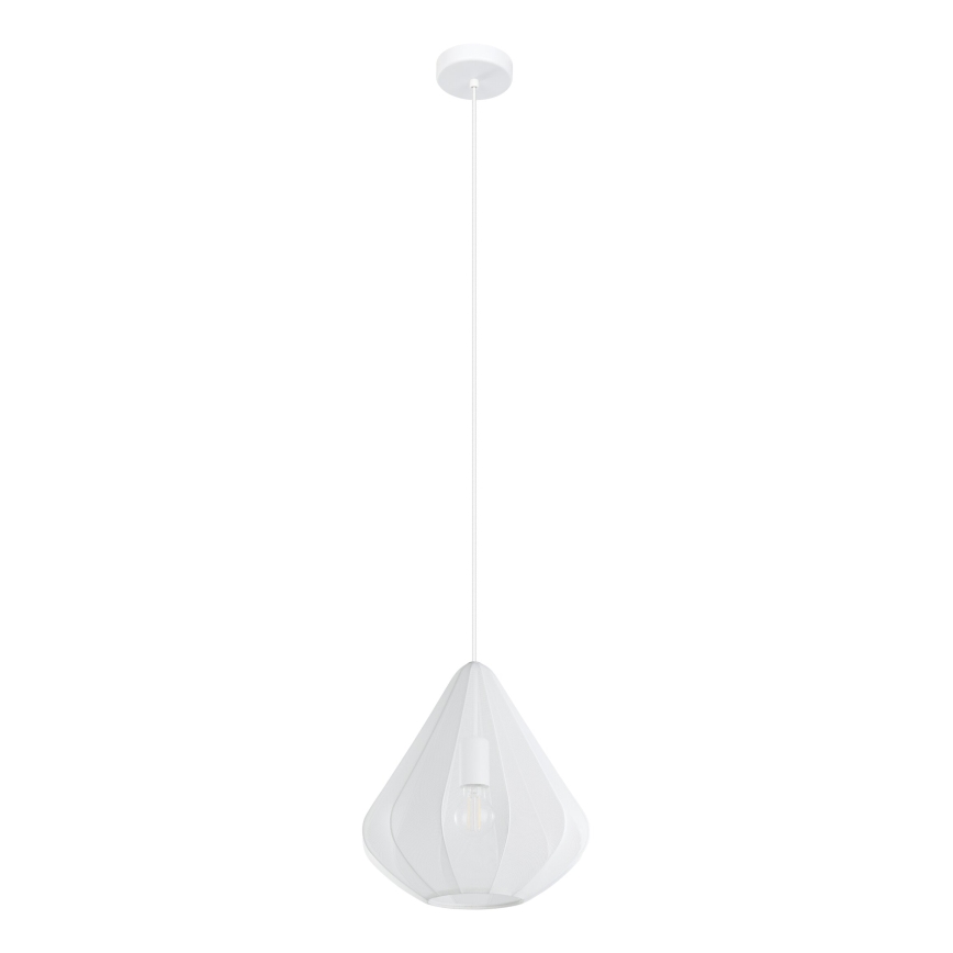 Eglo - Pendel 1xE27/40W/230V diameter 33,5 cm hvid