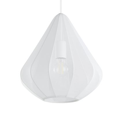 Eglo - Pendel 1xE27/40W/230V diameter 33,5 cm hvid