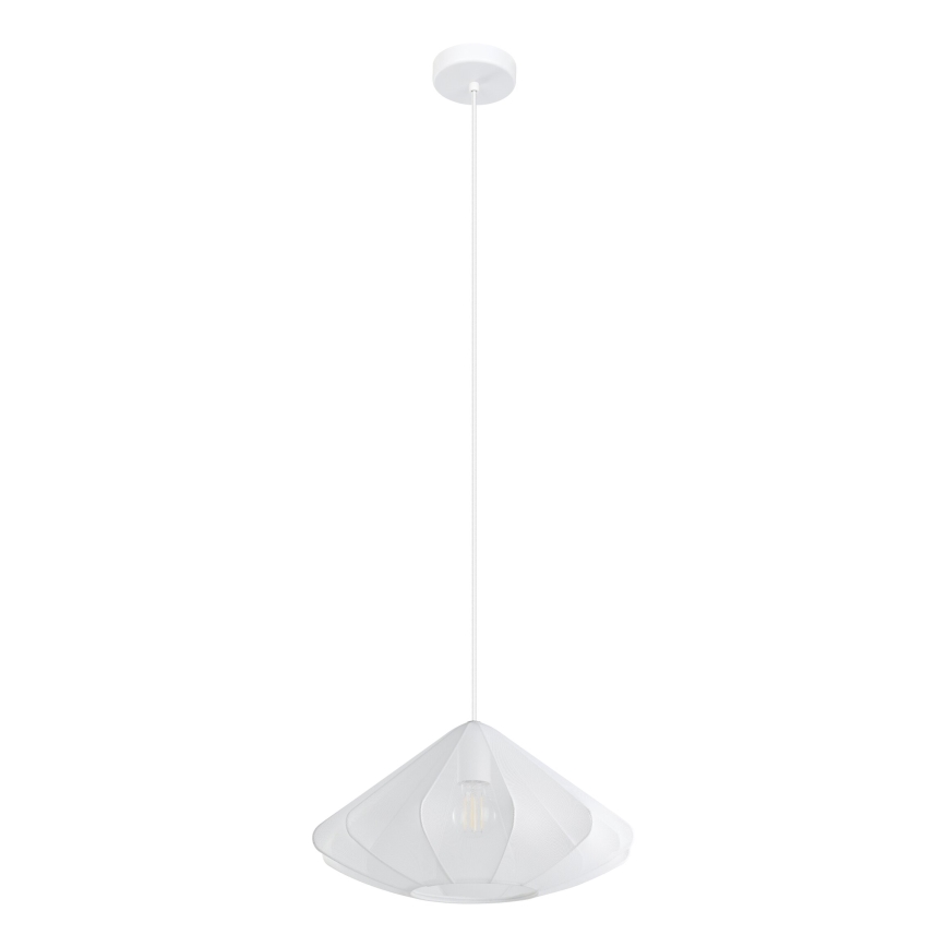 Eglo - Pendel 1xE27/40W/230V diameter 42,5 cm hvid