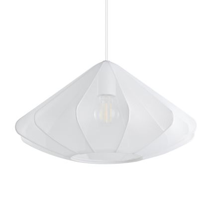 Eglo - Pendel 1xE27/40W/230V diameter 42,5 cm hvid