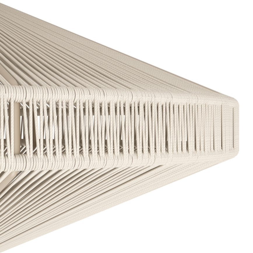 Eglo - Pendel med ledning 1xE27/40W/230V, cremefarvet