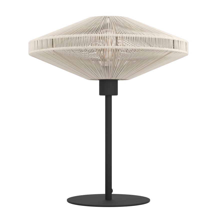 Eglo - Bordlampe 1xE27/40W/230V cremefarvet