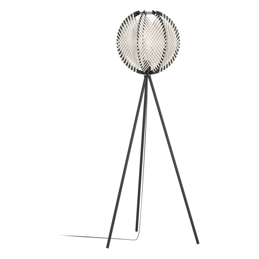 Eglo - Gulvlampe 1xE27/40W/230V hvid/sort