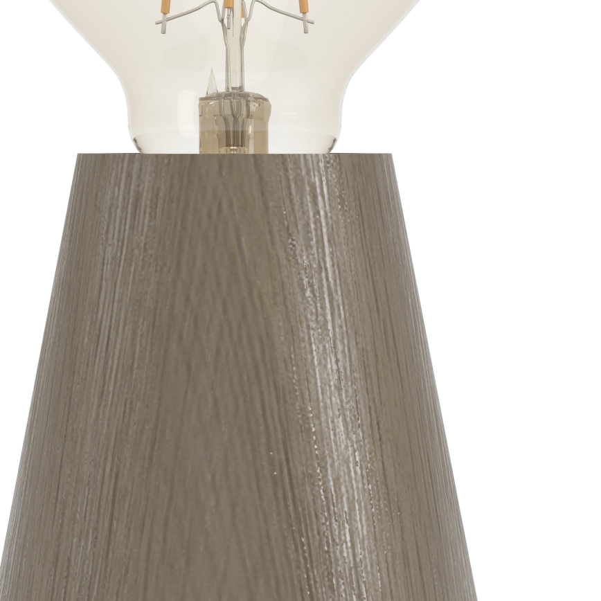 Eglo - Bordlampe 1xE27/40W/230V brun