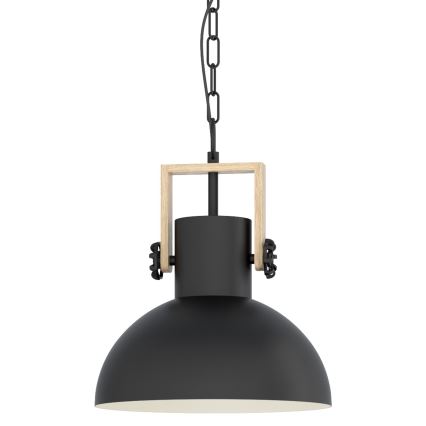 Eglo - Pendel med kædeophæng 1xE27/28W/230V - FSC certificeret