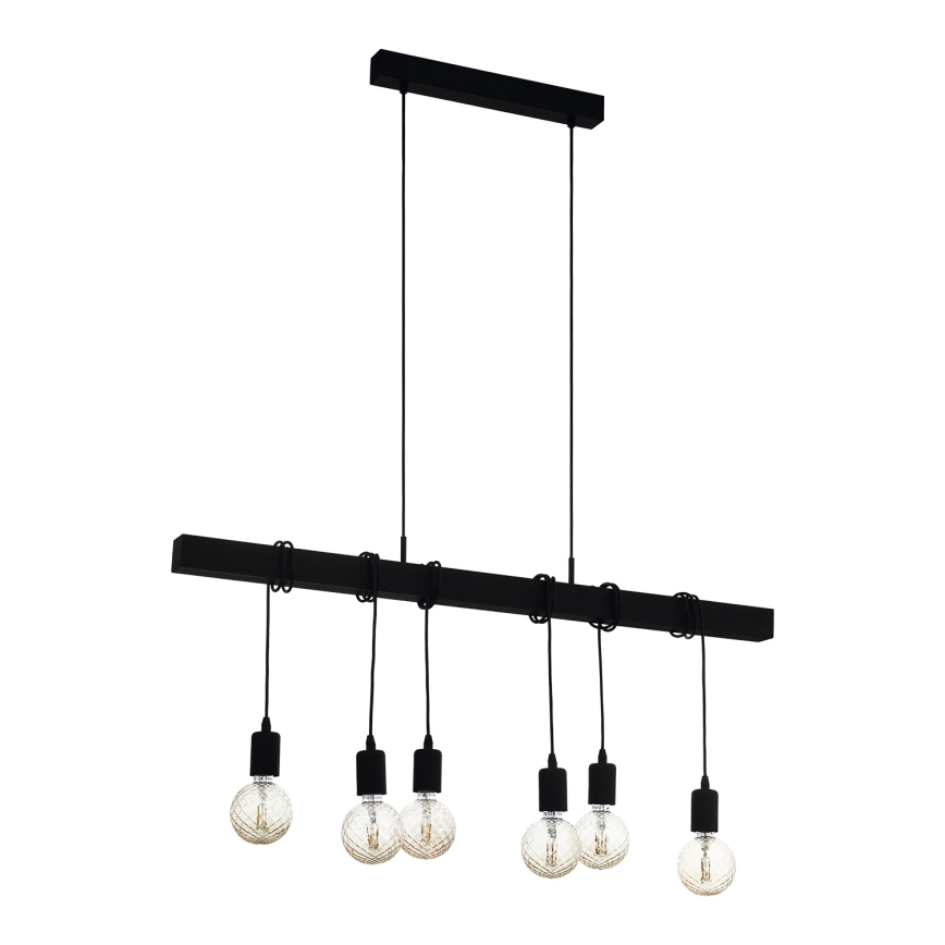 Eglo - Pendel TOWNSHEND 6xE27/60W/230V