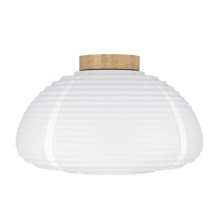 Eglo - Loftlampe 1xE27/40W/230V Ø 40 cm hvid/beige