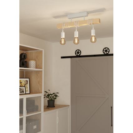 Eglo - Loftlampe TOWNSHEND 3xE27/60W/230V