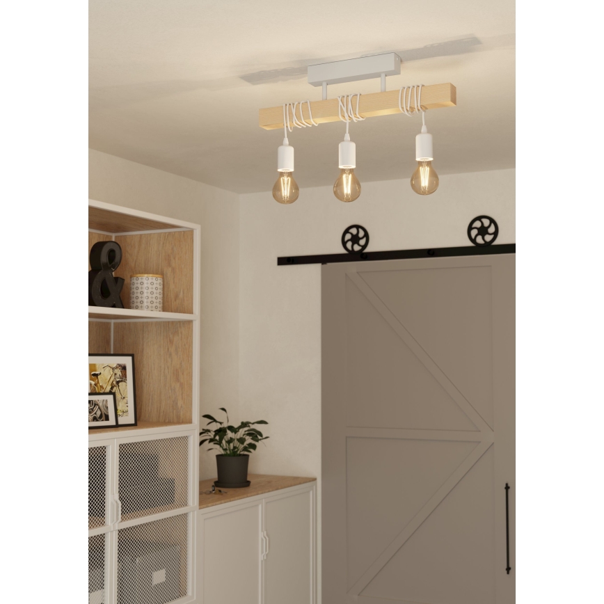 Eglo - Loftlampe TOWNSHEND 3xE27/60W/230V