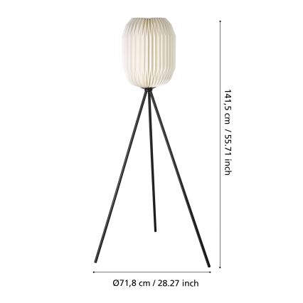 Eglo - Gulvlampe 1xE27/40W/230V