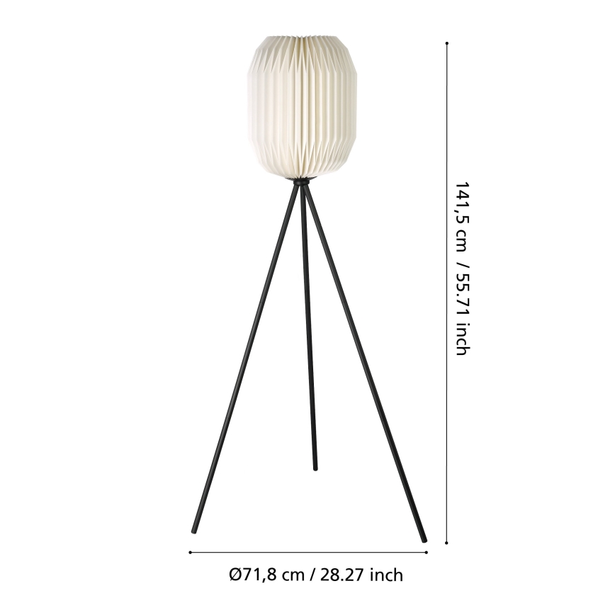 Eglo - Gulvlampe 1xE27/40W/230V