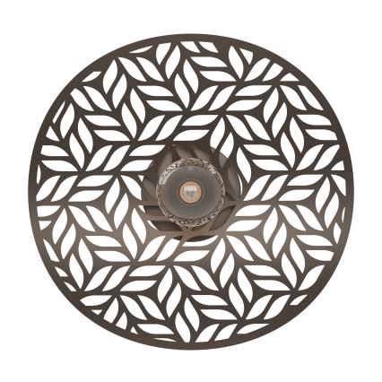 Eglo - Loftlampe 1xE27/60W/230V Ø 40 cm, bronzefarvet