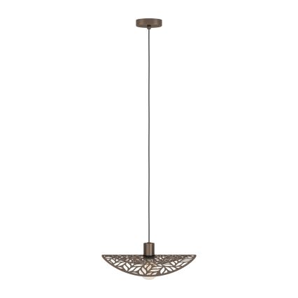 Eglo - Pendel på kabel 1xE27/60W/230V Ø 40 cm bronzefarvet