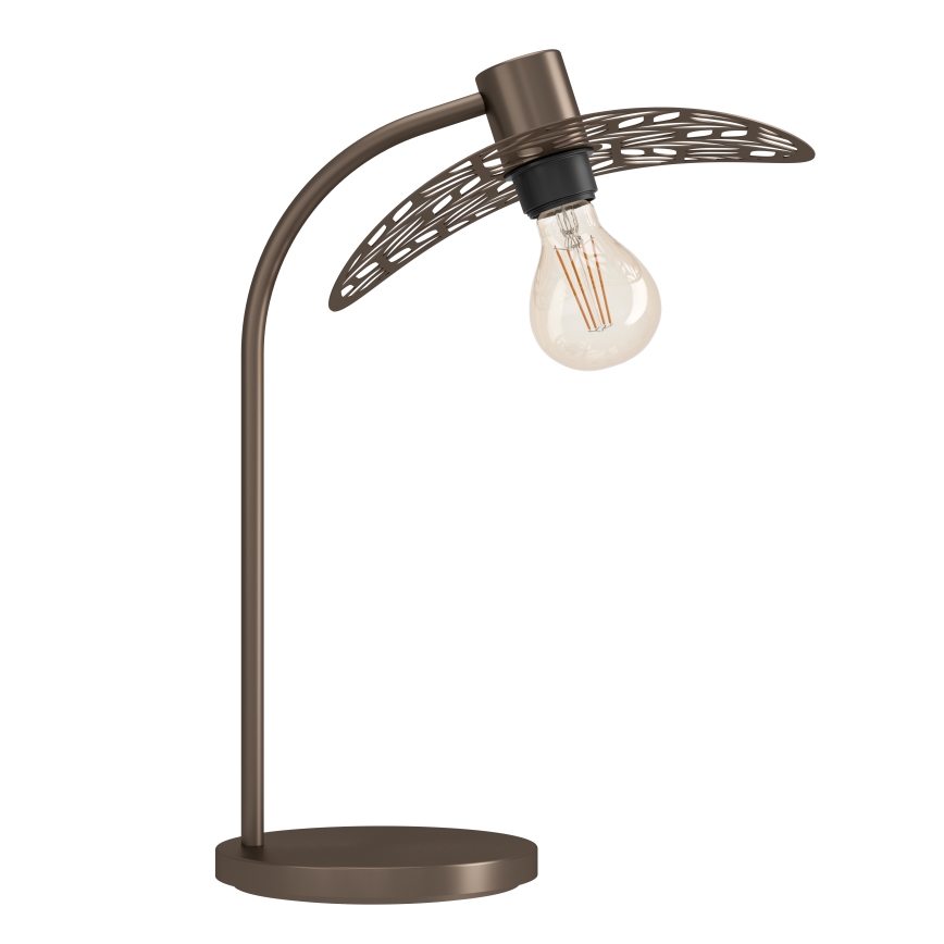 Eglo - Bordlampe 1xE27/60W/230V bronzefarvet