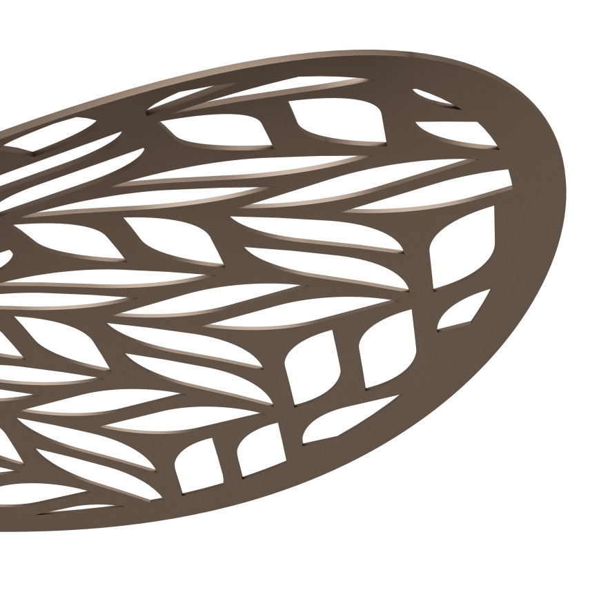 Eglo - Gulvlampe 1xE27/60W/230V bronzefarvet