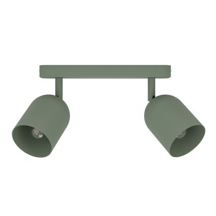 Eglo - Spotlampe 2xE14/40W/230V grøn