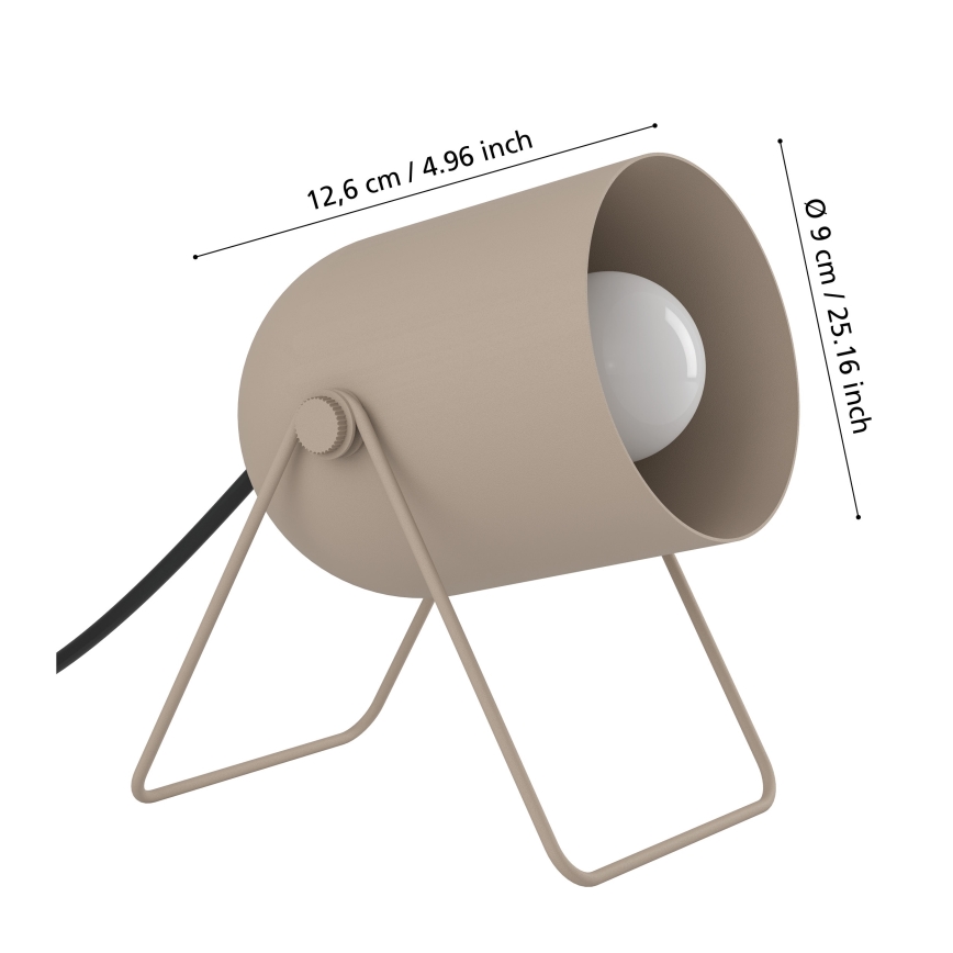 Eglo - Bordlampe 1xE14/8W/230V beige