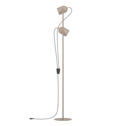 Eglo - Gulvlampe 2xE14/8W/230V beige
