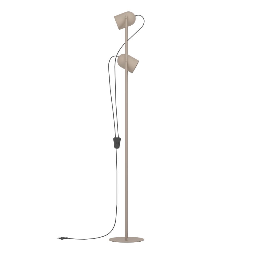 Eglo - Gulvlampe 2xE14/8W/230V beige