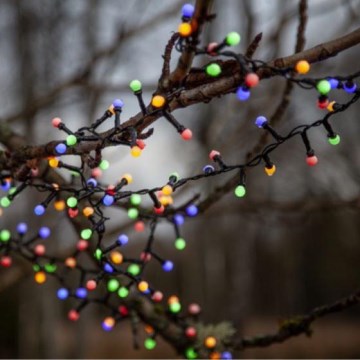 Eglo 472-53 - Udendørs LED lyskæde BERRY MINI 700xLED/8 funktioner 14 m IP44 flerfarvet
